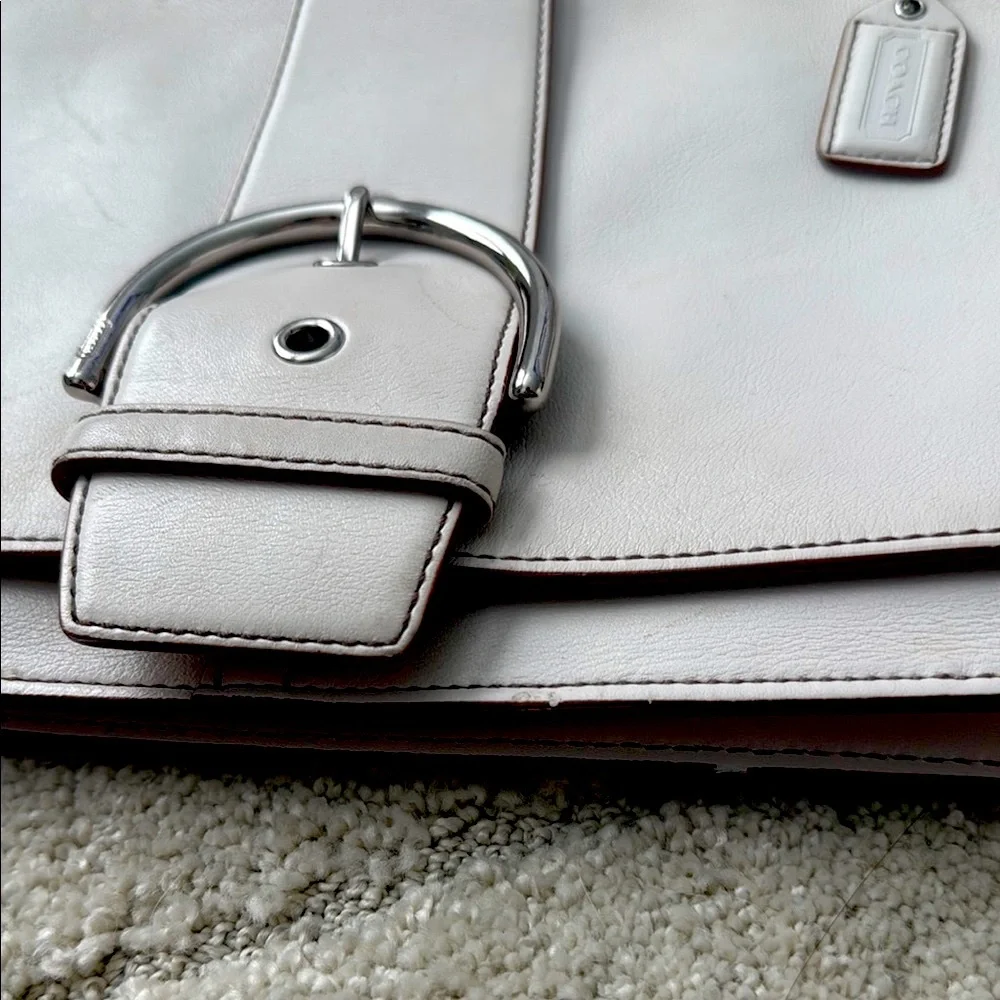 Coach beautiful white